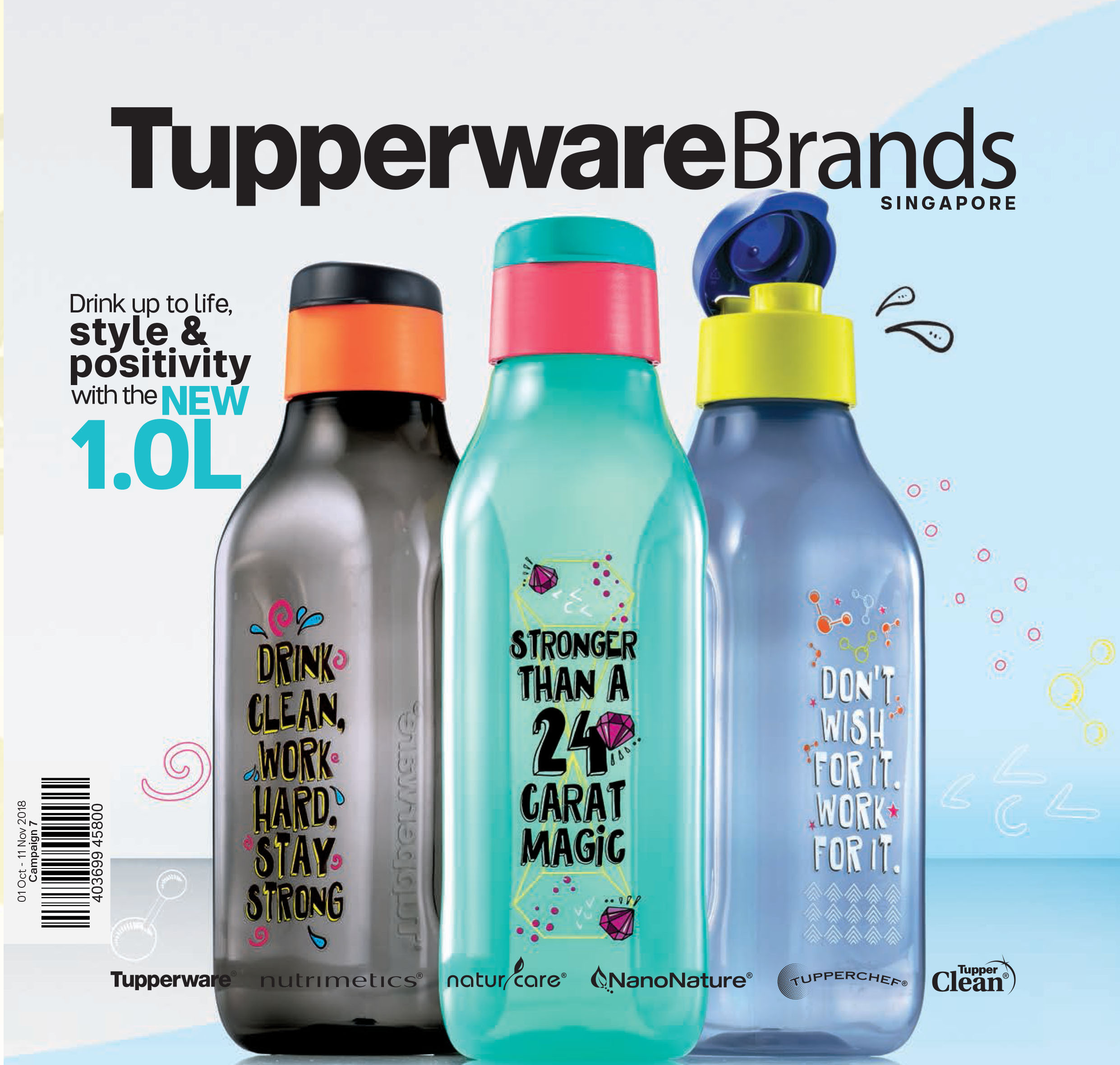 Tupperware Singapore Catalogue October - November 2018. 